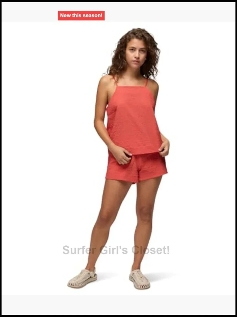 Recycled Polyester Tank Top Adjustable Straps UPF 50+